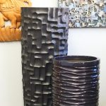 Fiberglass tall planters